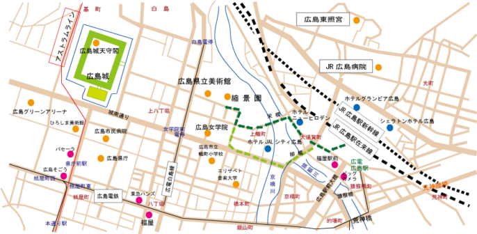広島市観光マップ